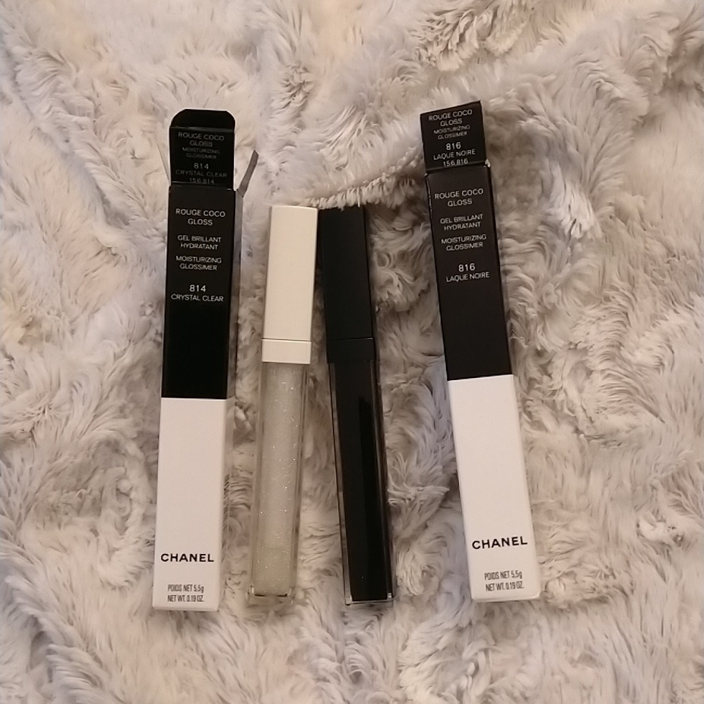 Chanel Rouge Coco Gloss Moisturizing Glossimer Pair: 814 and 816 ✨ Rare NWT ✨